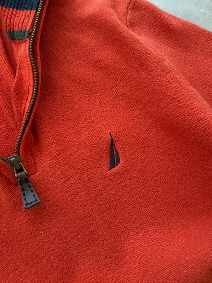 Nautica vintage muški 1/4 zip džemper (S)