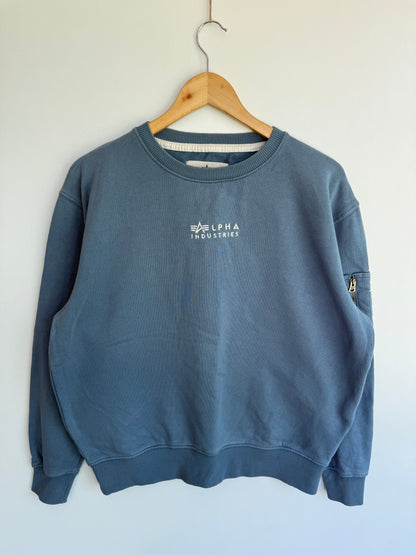 Alpha Industries muška plava dukserica (M)