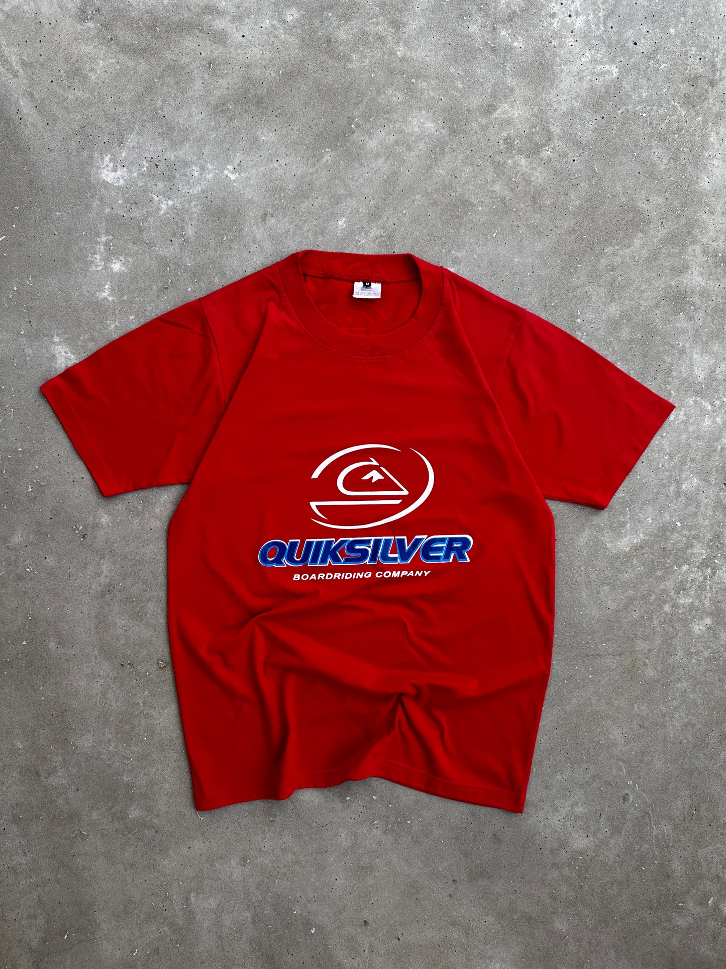 Quiksilver 2000s bootleg ženska crvena majica (M)