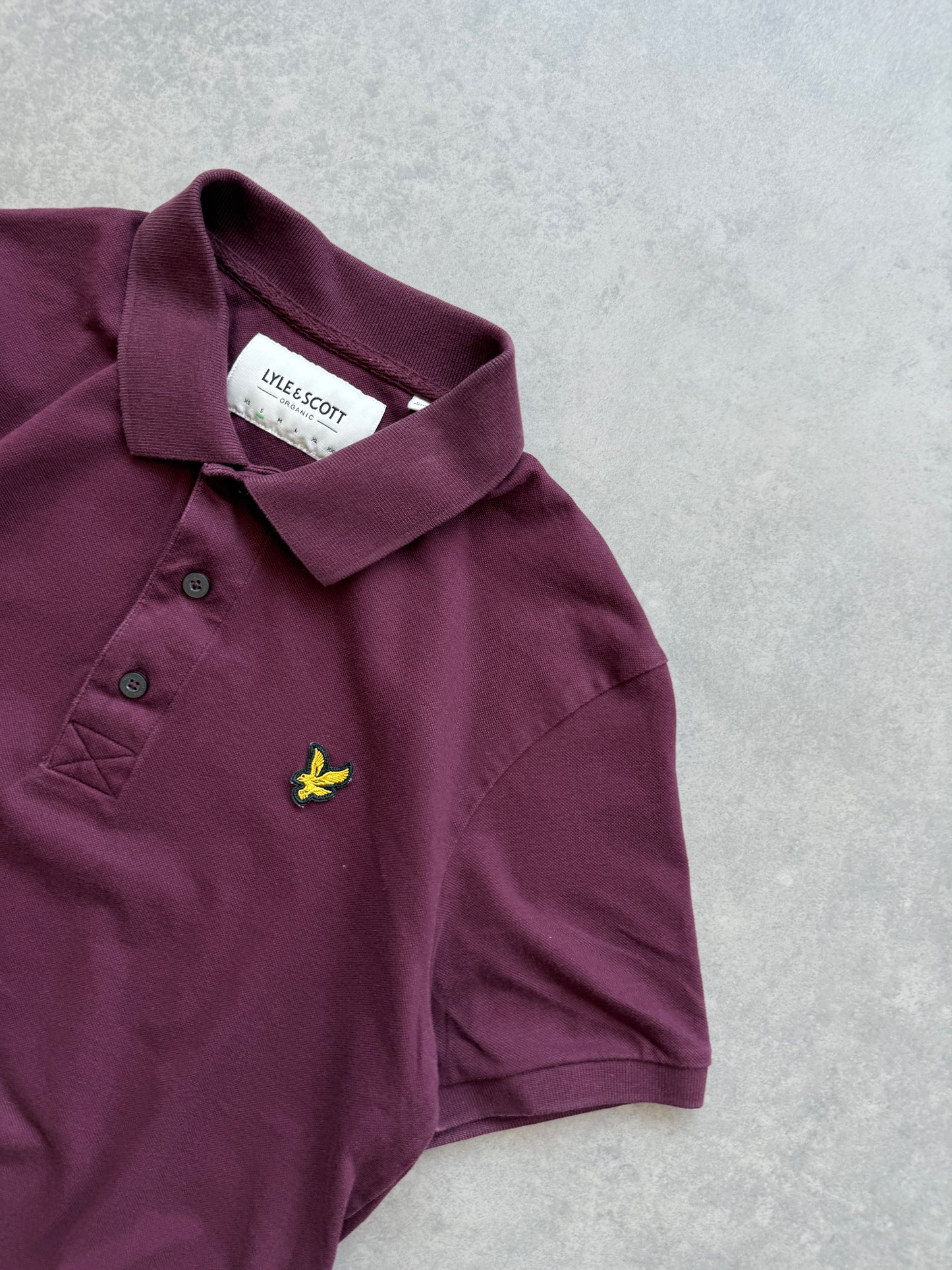 Lyle & Scott muška bordo majica (S)