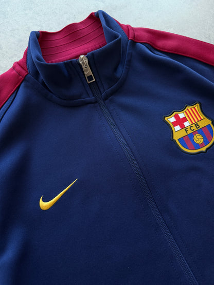 Nike x FC Barcelona muška navy plava zip dukserica (M)