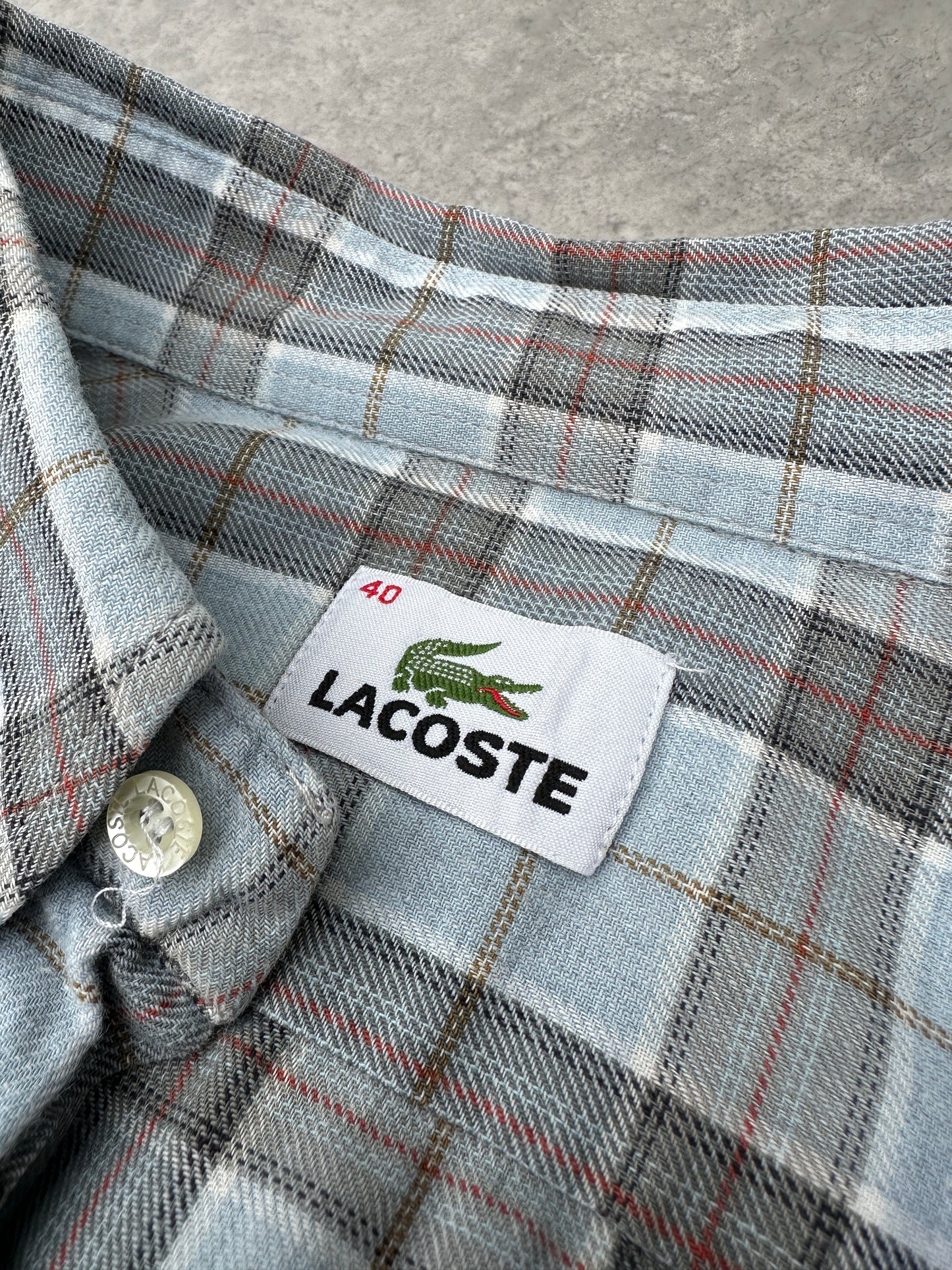 Lacoste vintage muška karirana košulja (L)