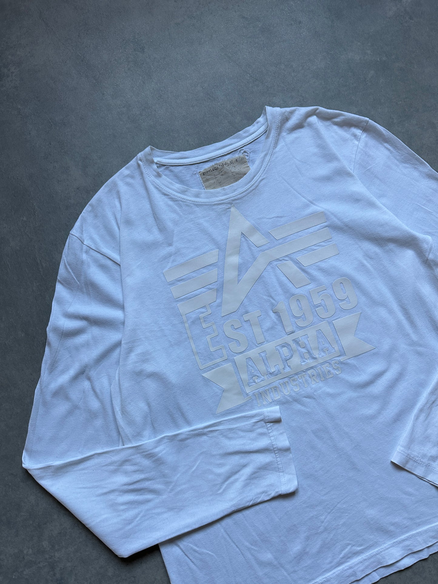 Alpha Industries muška bijela majica (XL)