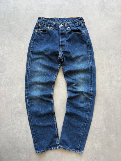 Levis 501 ženske tamno plave farmerke (29x32)