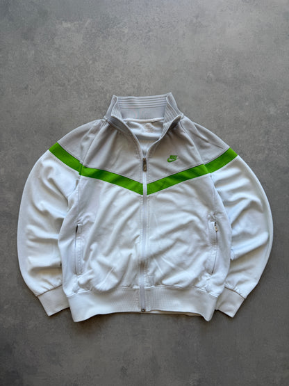 Nike 2000s muška bijela zip up dukserica (M)