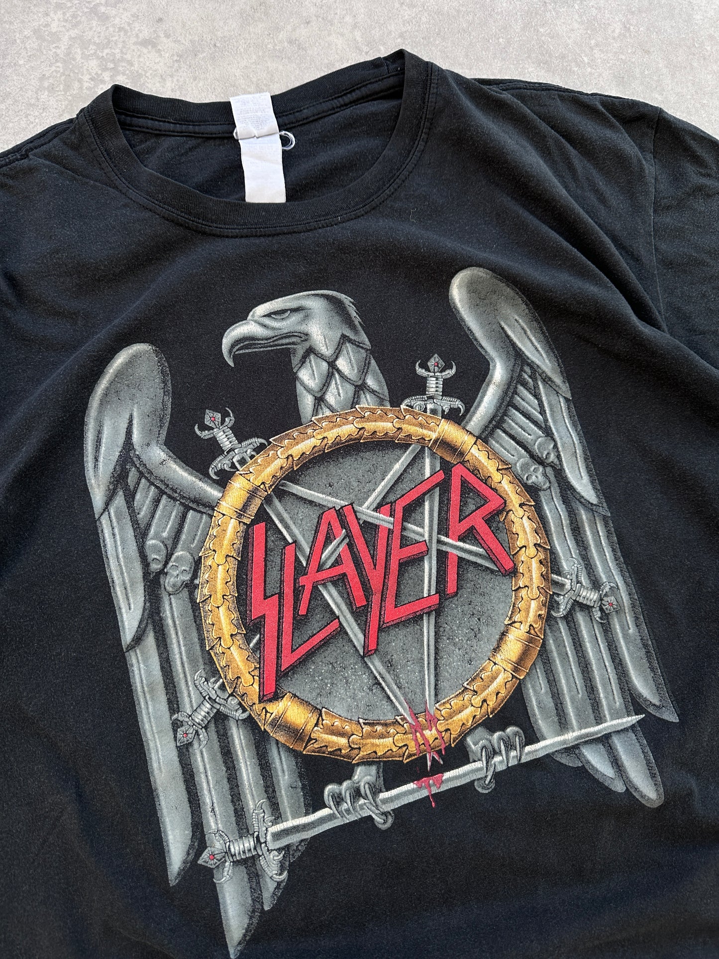 Slayer muska crna bend majica (XL)