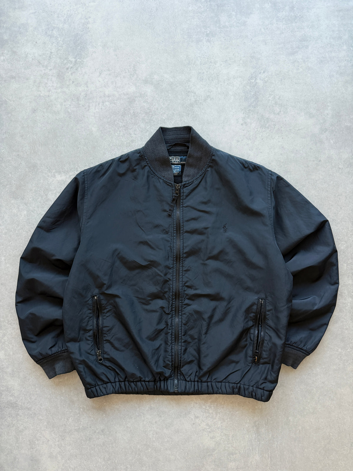 Polo by Ralph Lauren vintage muška crna bomber jakna (S)