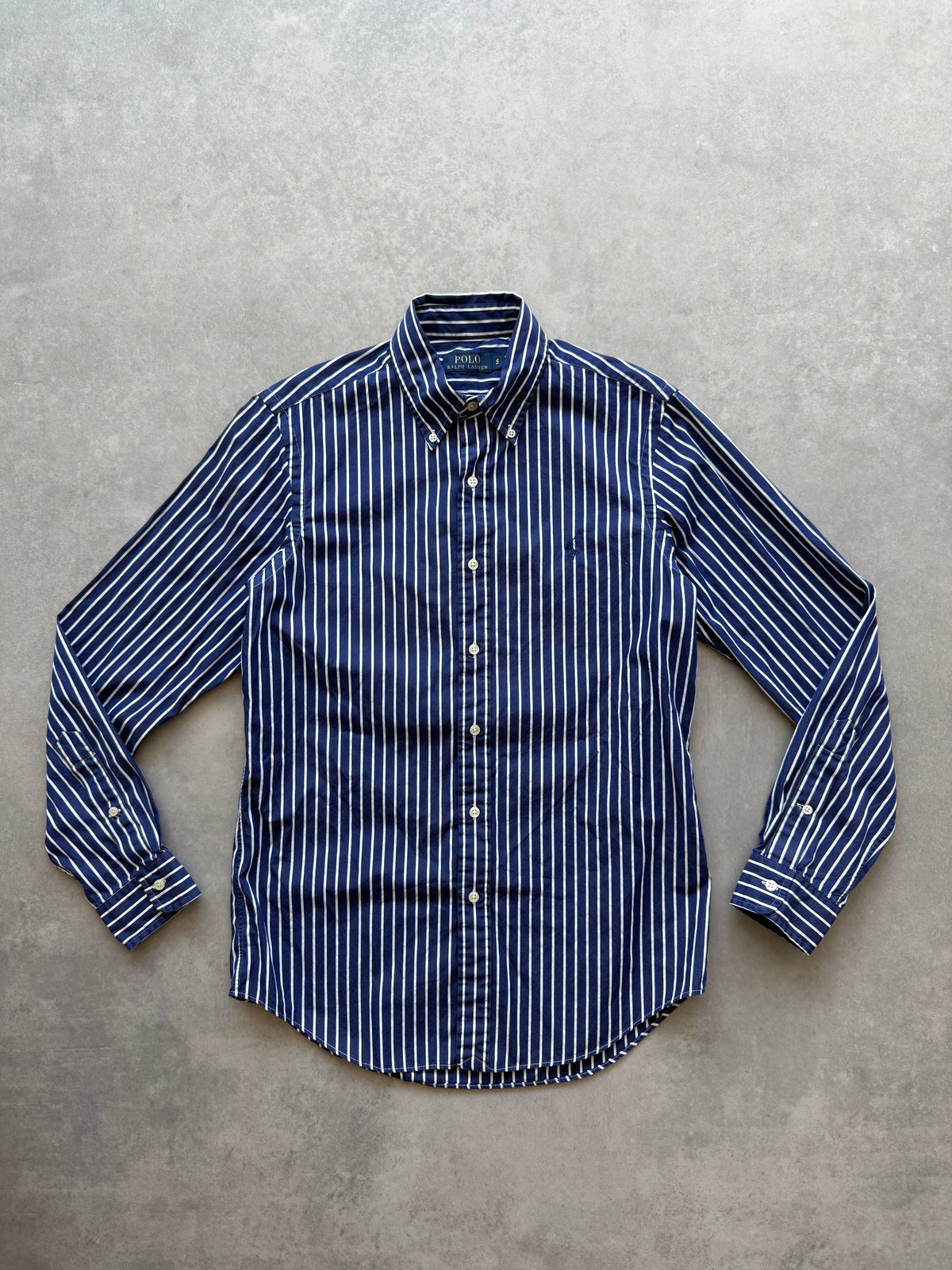 Polo by Ralph Lauren muška plava prugasta košulja (S)
