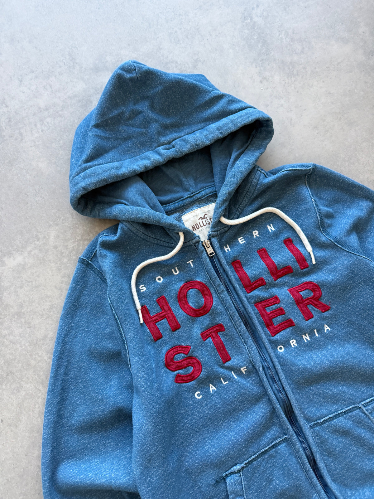 Hollister Y2K muška plava dukserica (S)