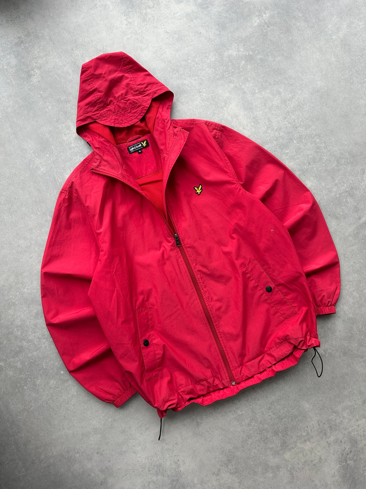 Lyle & Scott muška crvena šuškava jakna (XL)