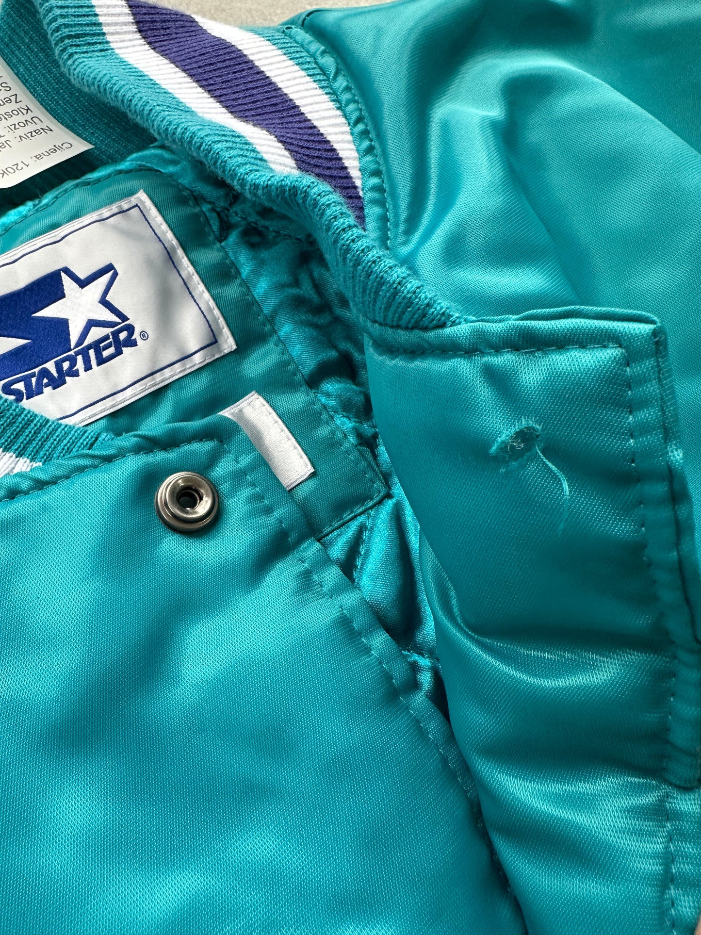 Starter Charlotte Hornets vintage muška bomber jakna (L)