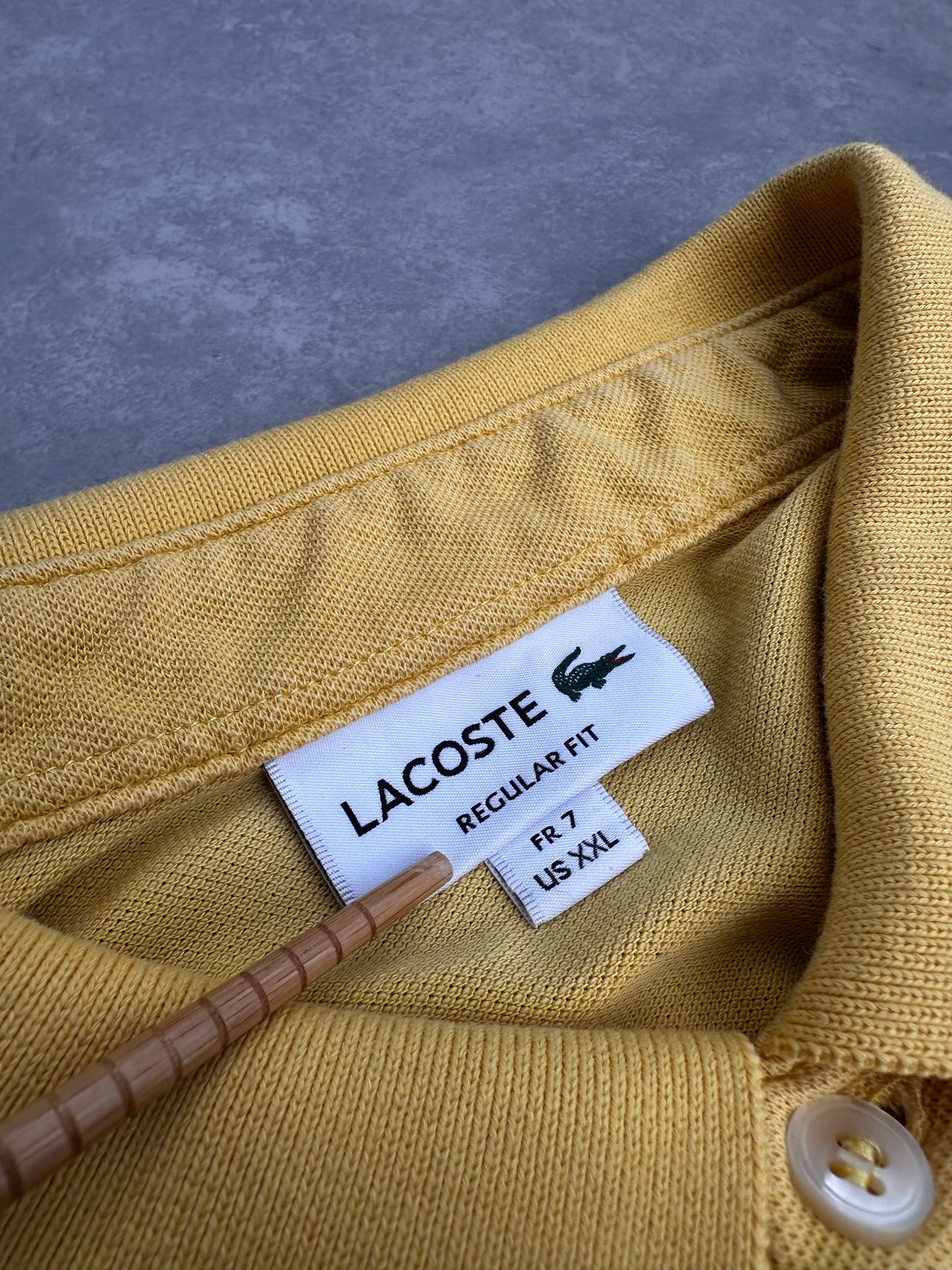 Lacoste muška zuta polo majica (XXL)