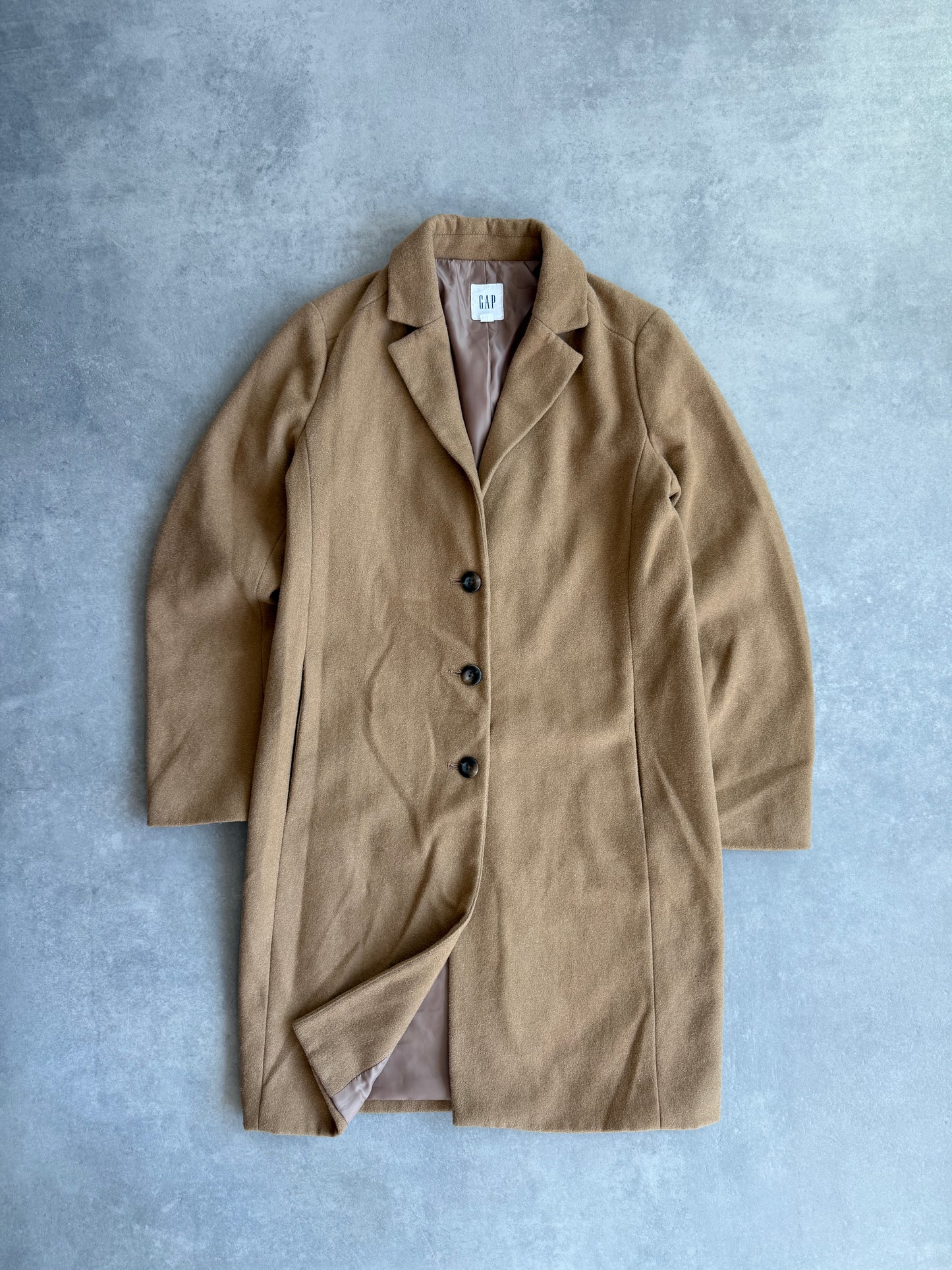 Gap ženski bež vuneni kaput (XS)