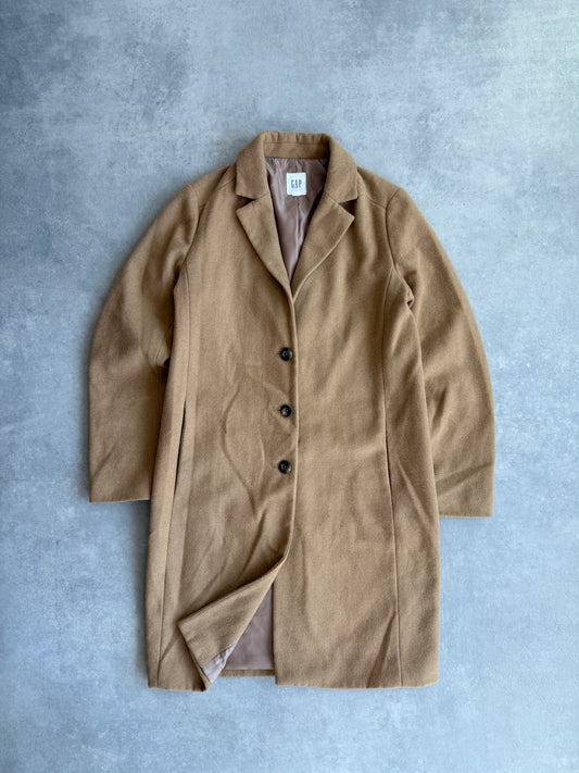 Gap ženski bež vuneni kaput (XS)