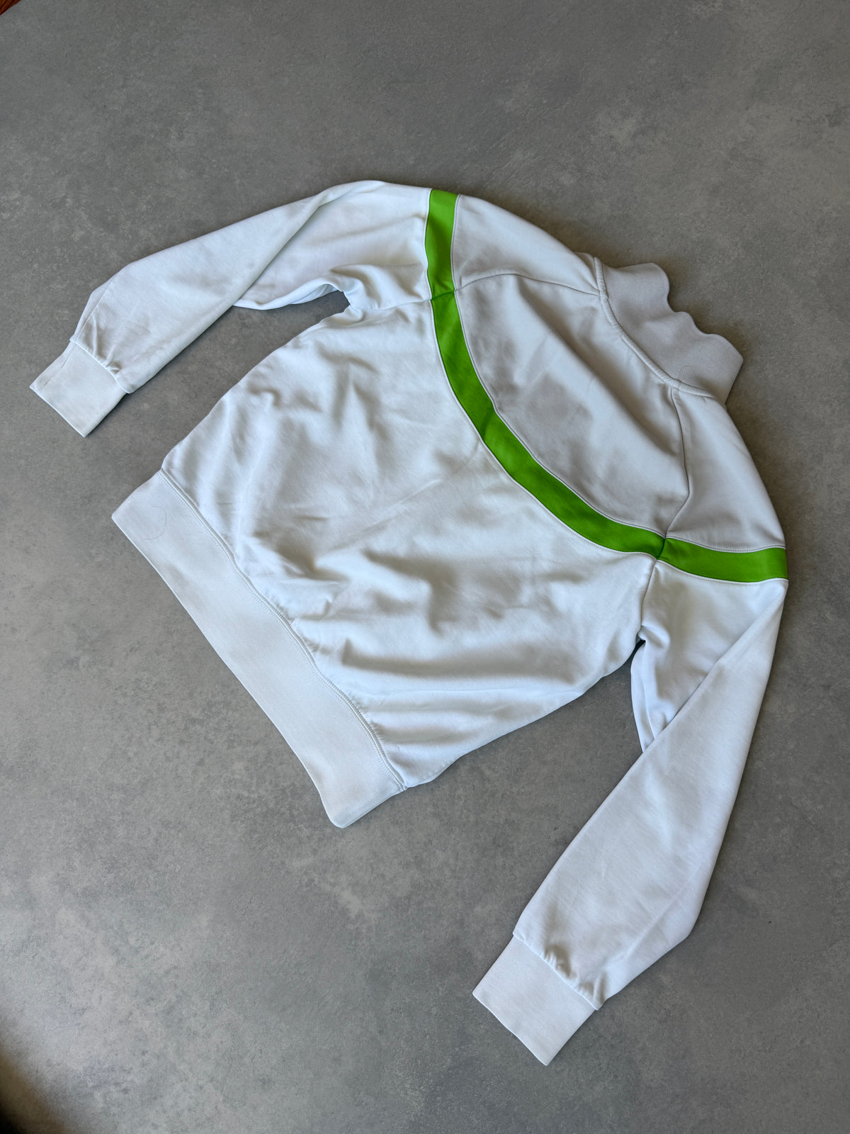 Nike 2000s muška bijela zip up dukserica (M)