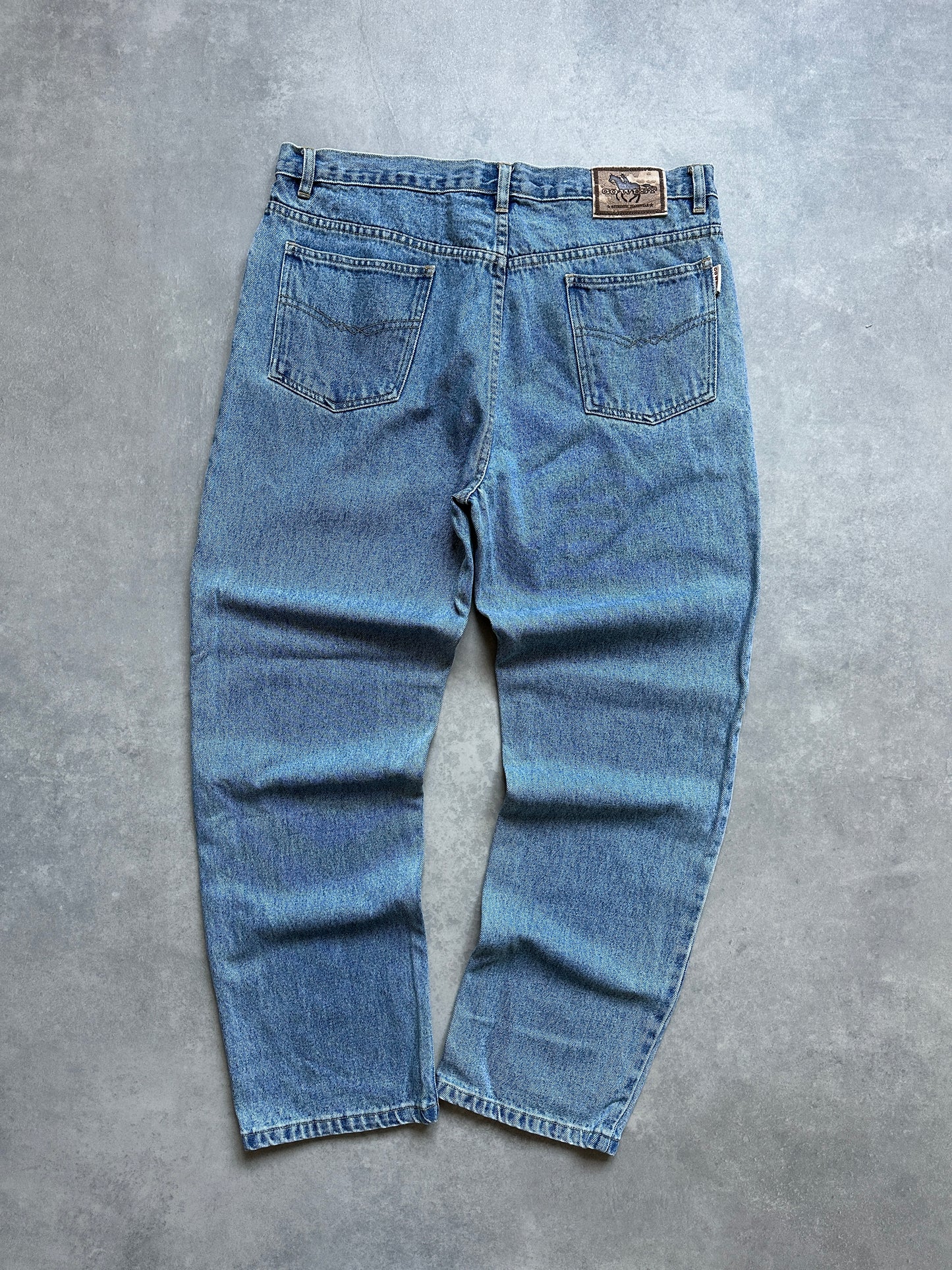 Go West muške basic plave farmerke (36x30)