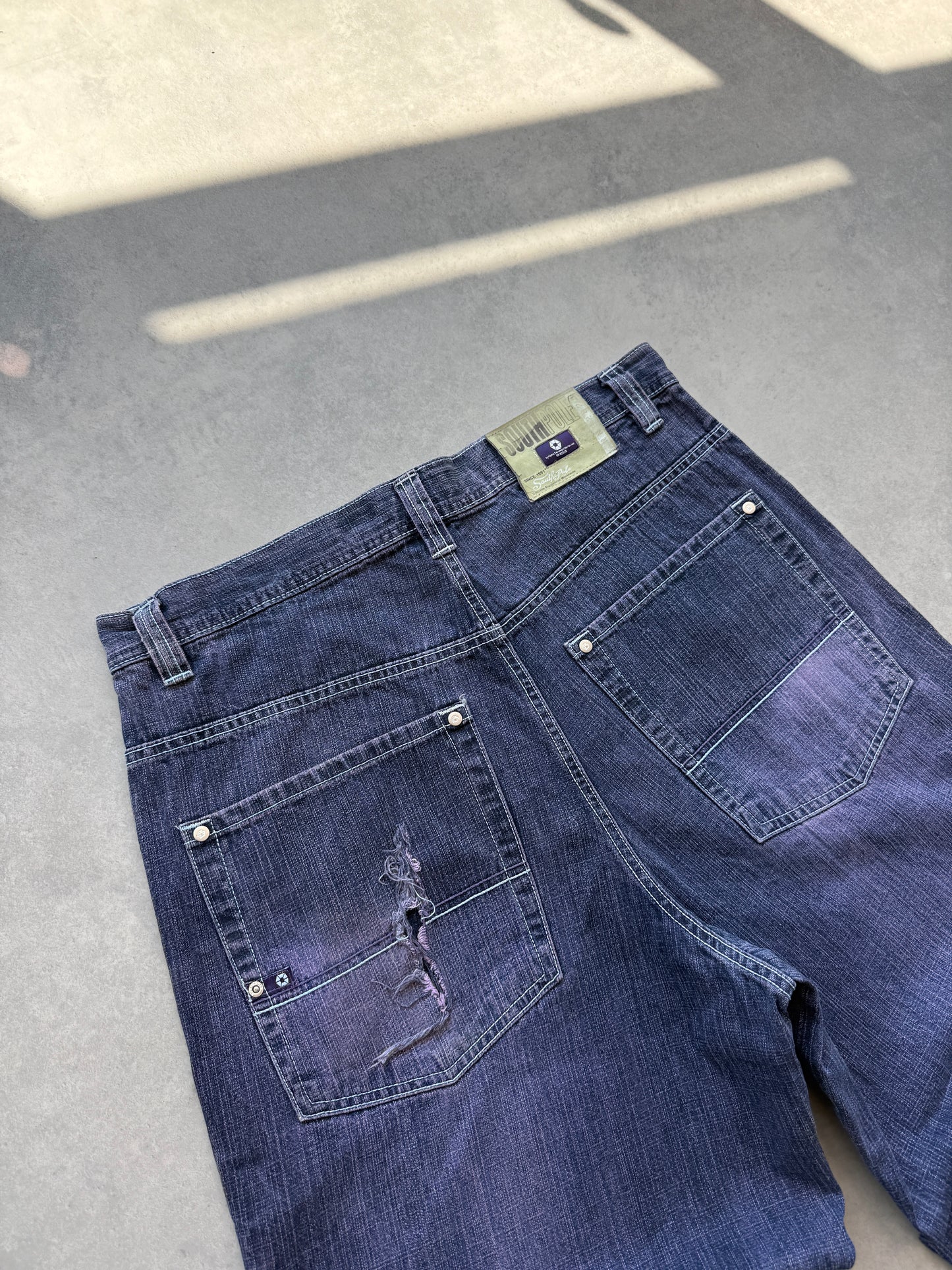 Southpole Y2K muške baggy farmerke (38)