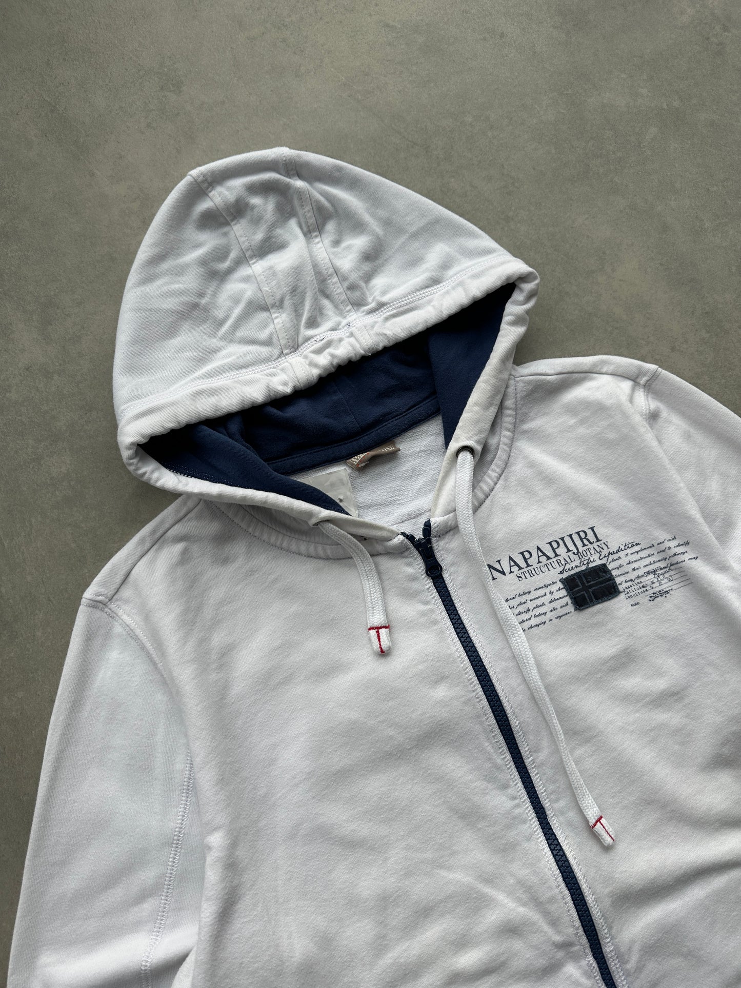 Napapijri bijela muška zip dukserica (L)