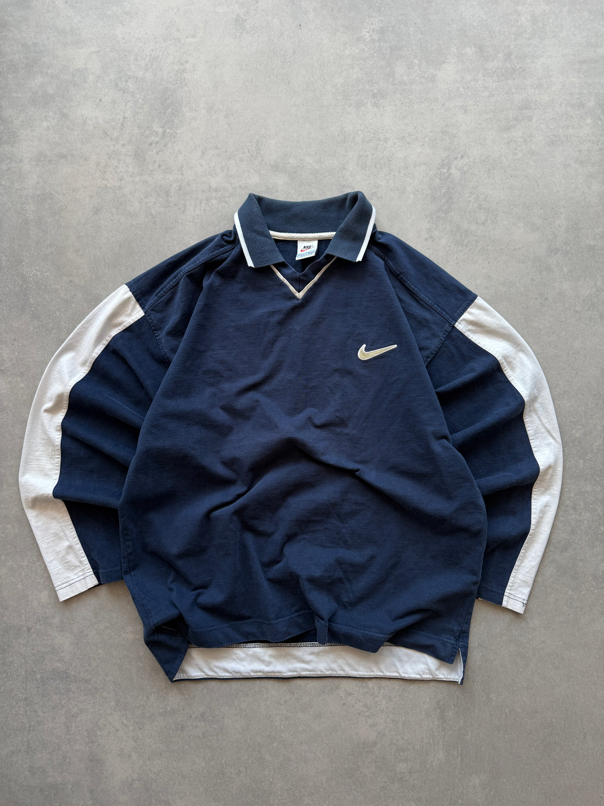 Nike vintage 90s muška oversized tanka dukserica (L)