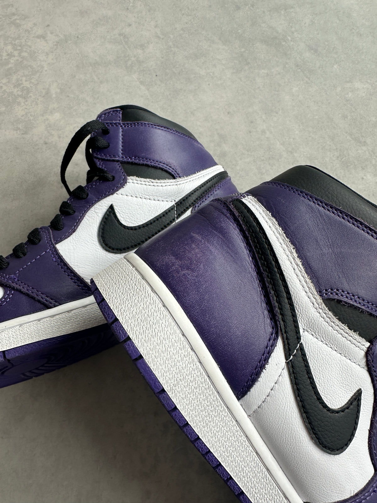 Nike Air Jordan 1 Retro High Court Purple White muške patike (42.5)