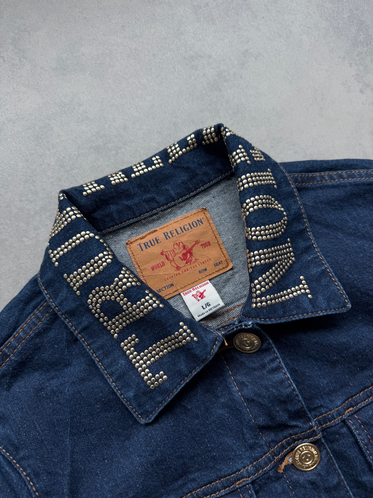 True Religion retro ženska slim fit teksas jakna (L)
