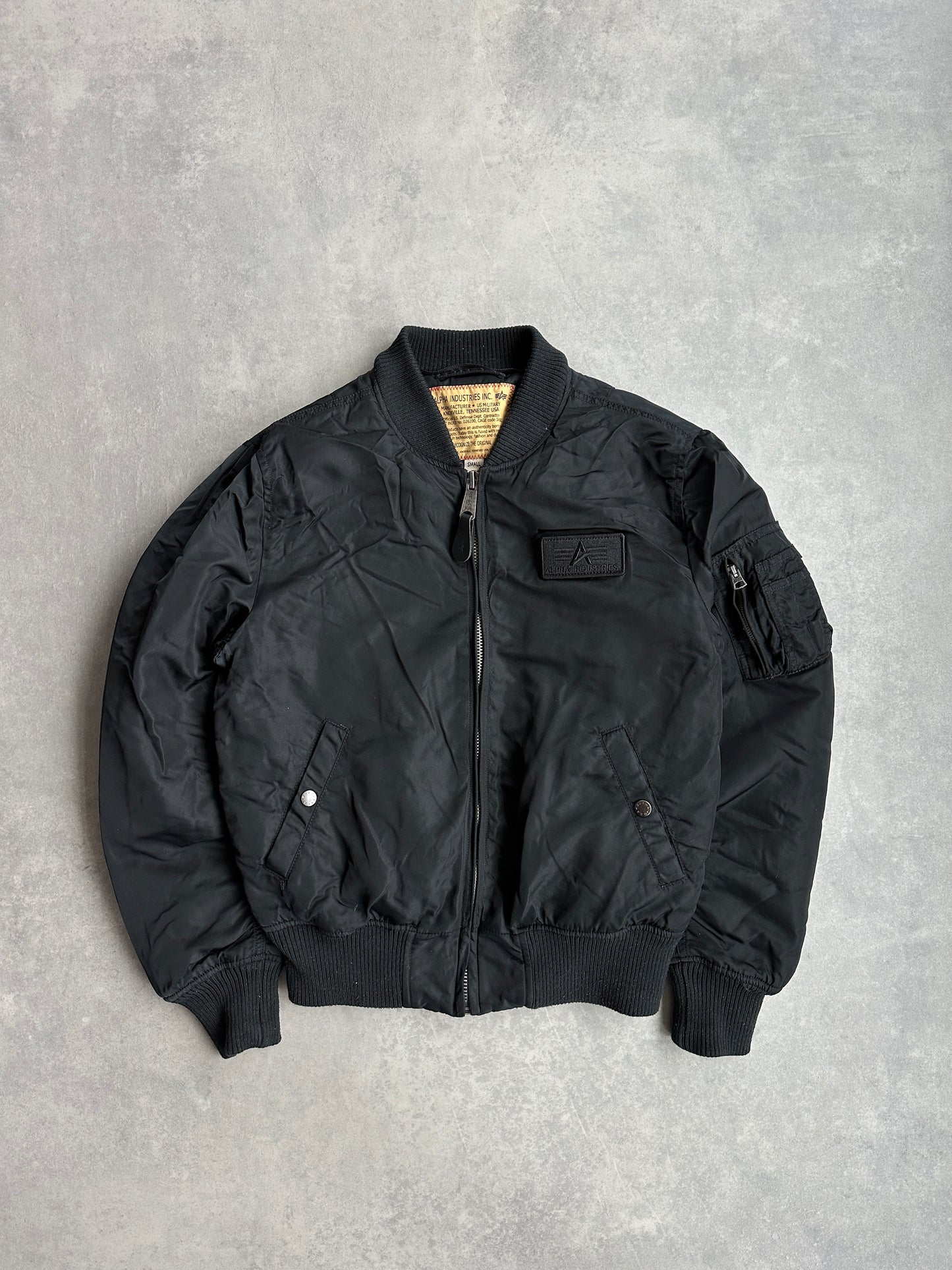 Alpha Industries muška crna bomber jakna (S)
