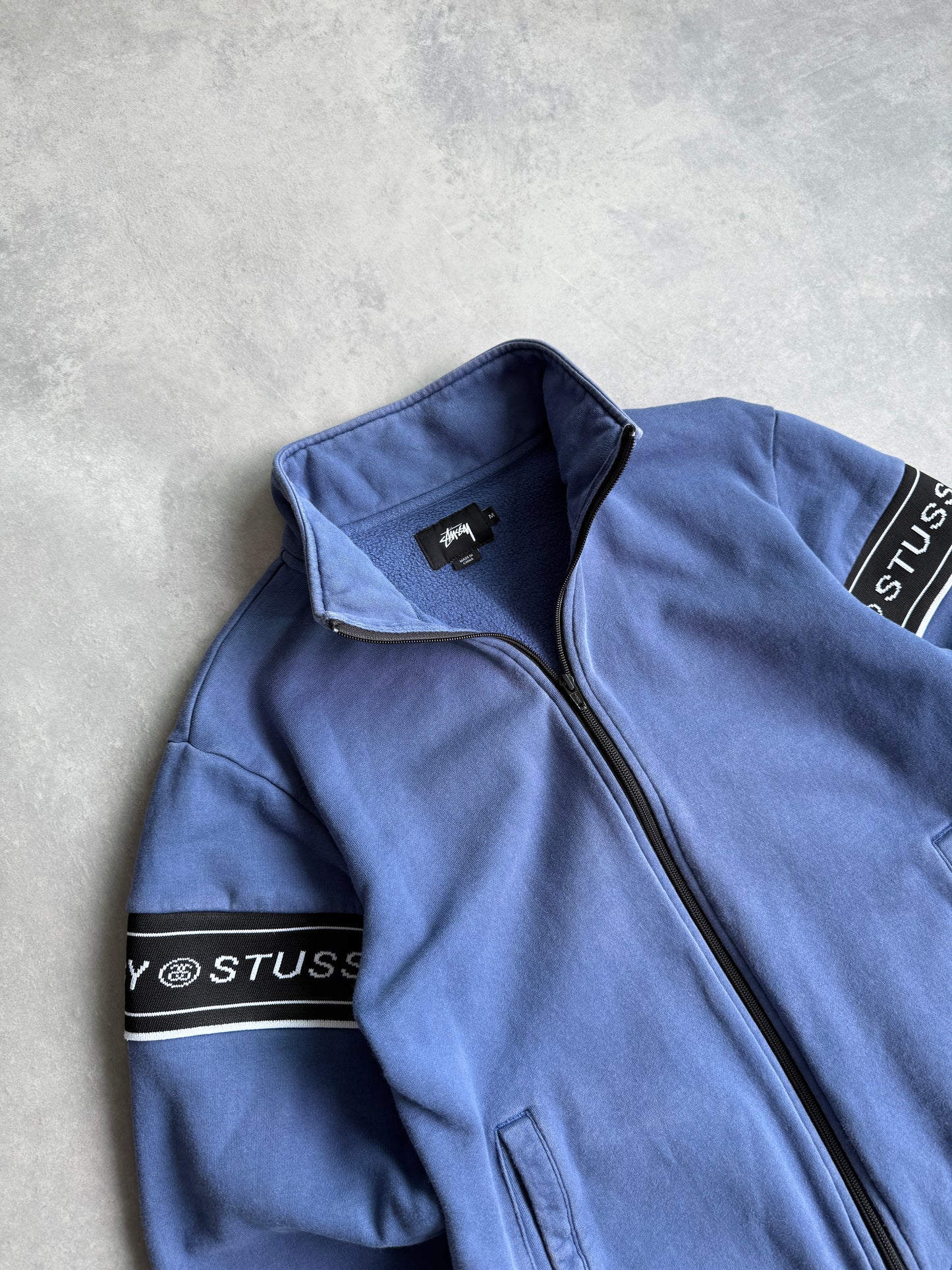 Stussy retro muška plava dukserica (M)