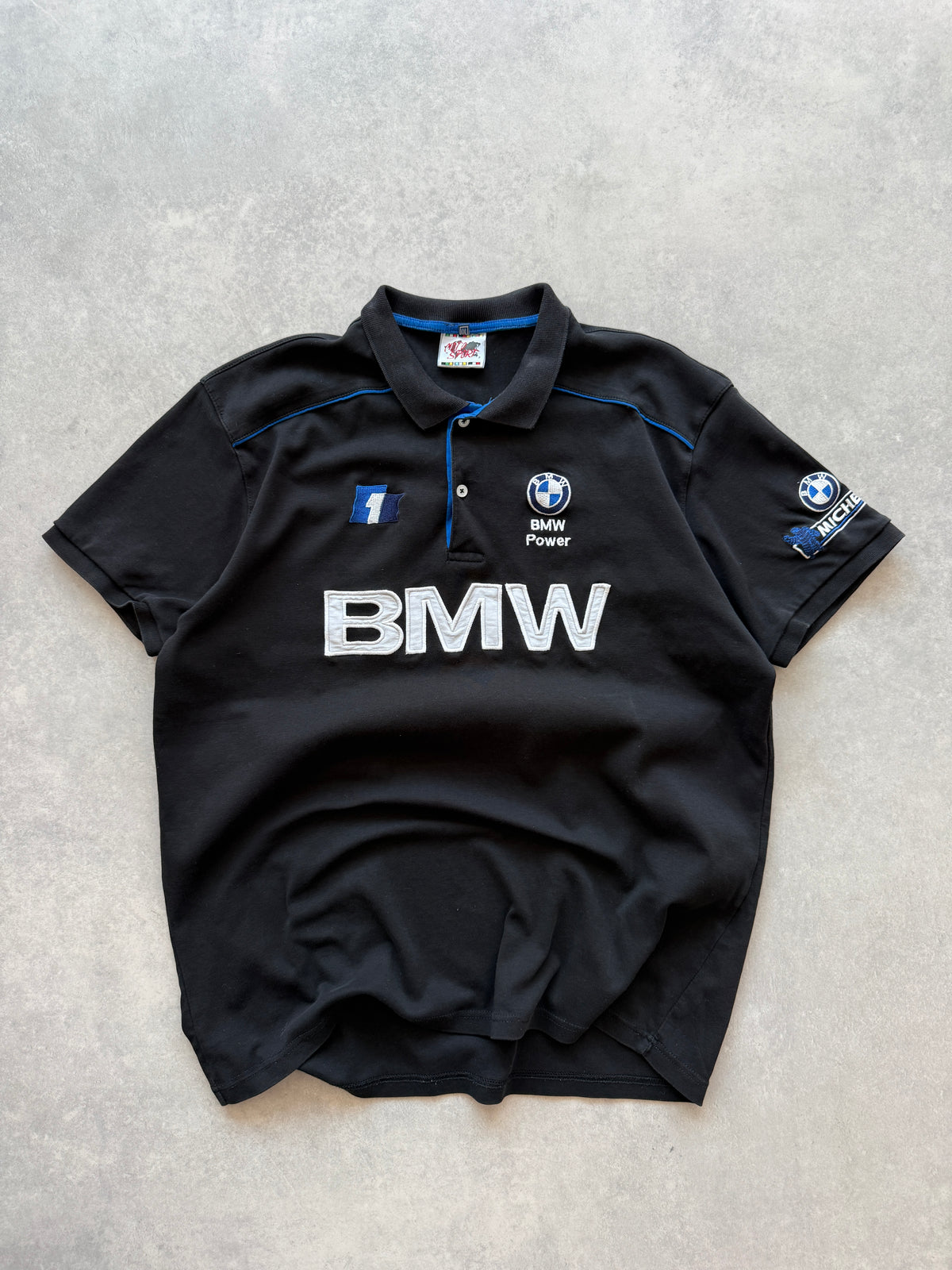BMW racing retro muška polo majica (XL)