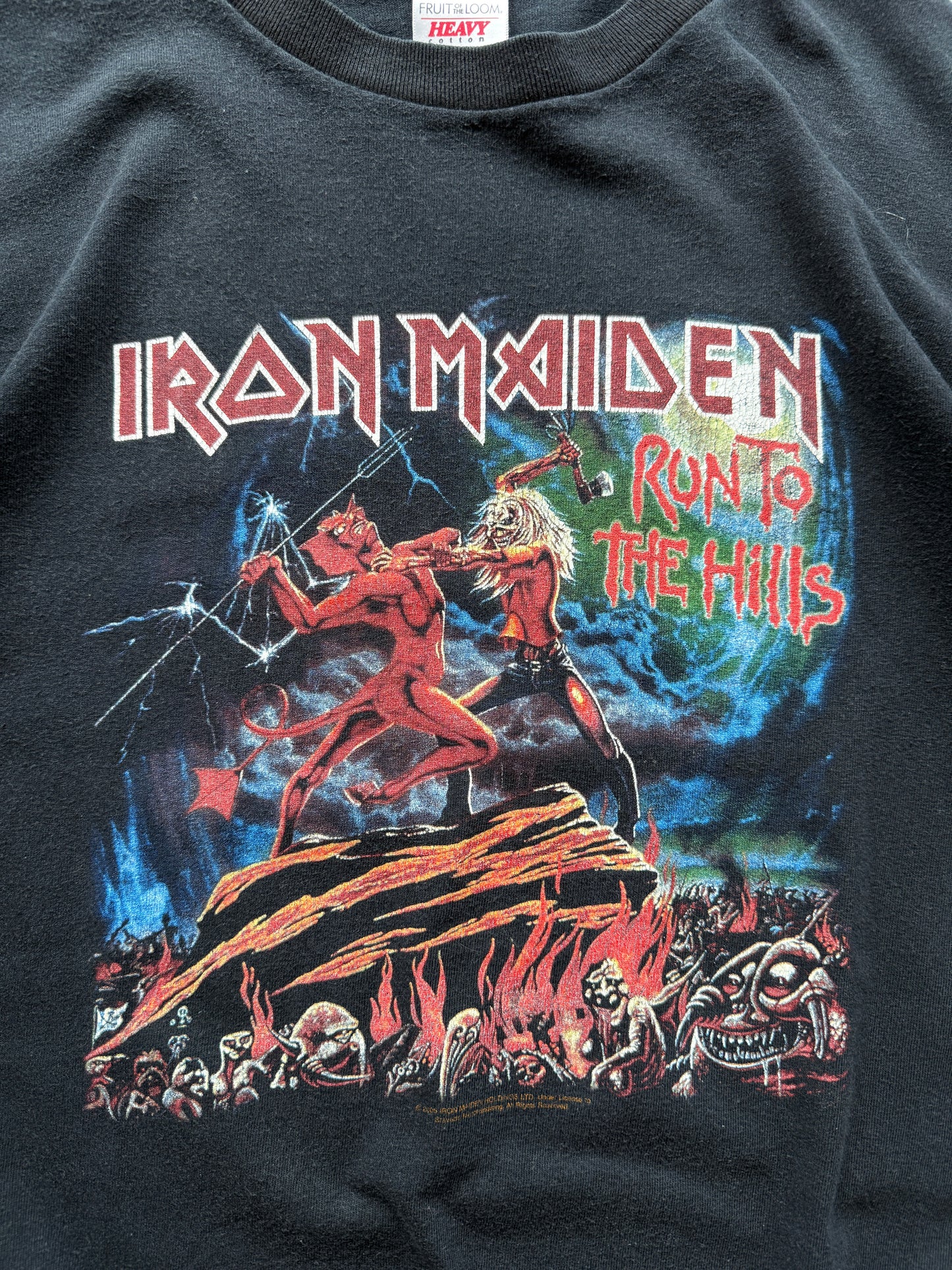 Iron Maiden Run to the Hills muška crna bend majica (M)
