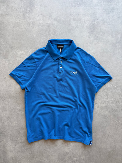 Emporio Armani muška plava slim fit polo majica (XL)