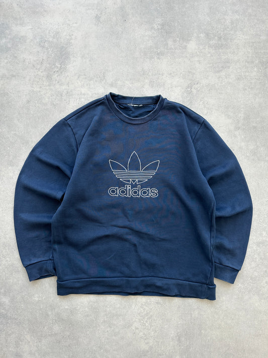 Adidas muška plava retro dukserica (M)