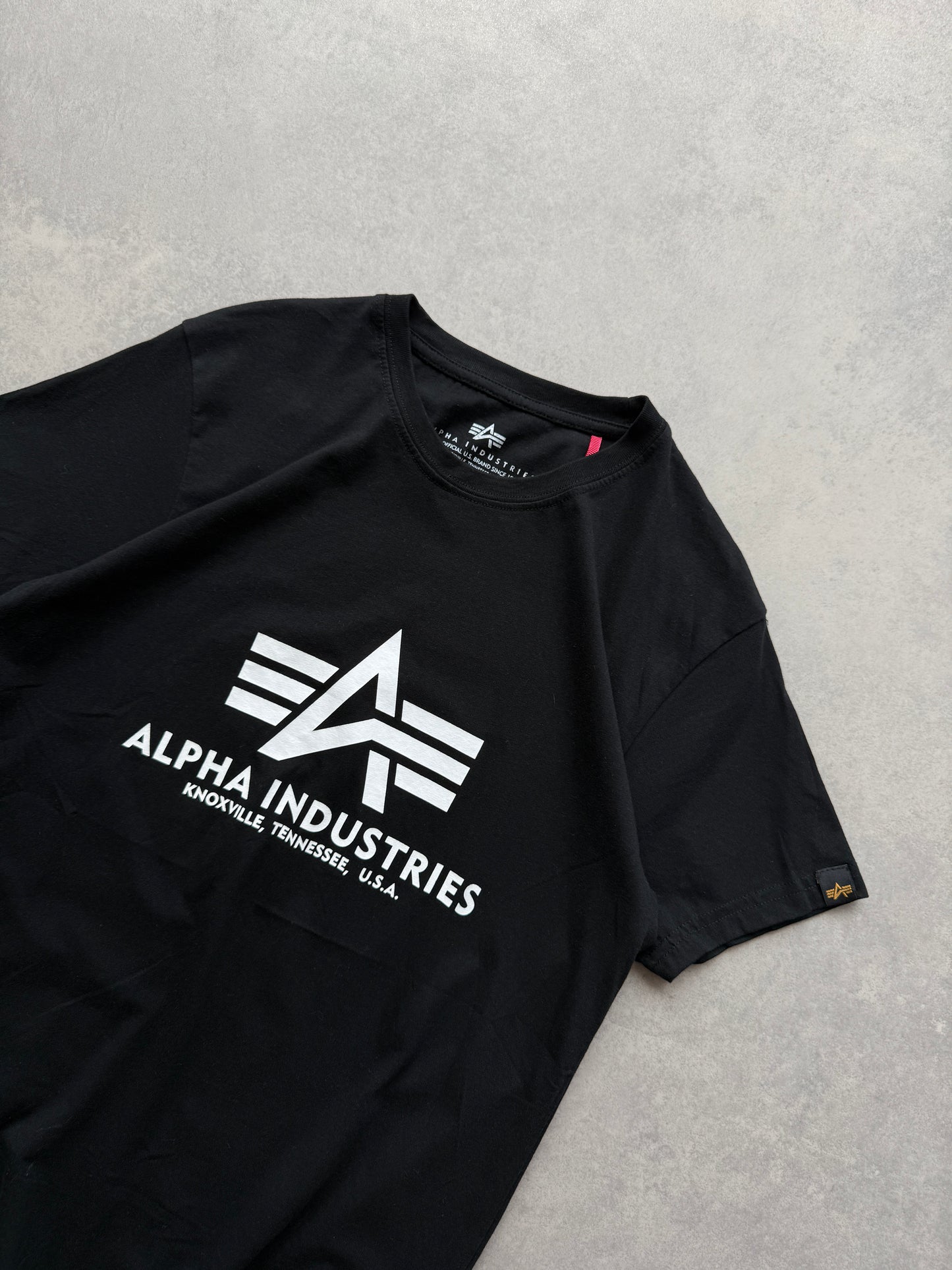 Alpha Industries muška crna majica (S)