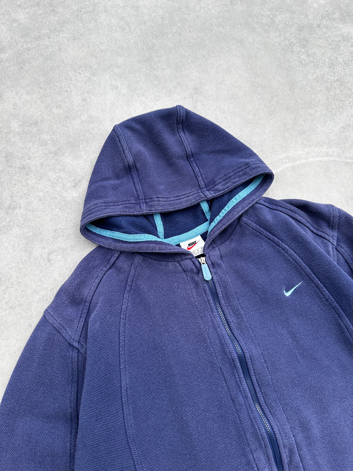 Nike 90s plava zip up ženska dukserica (S)