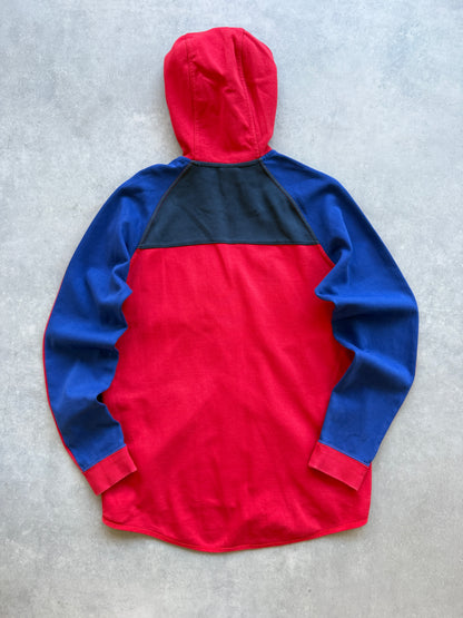 Nike muška color block crvena zip dukserica (L)
