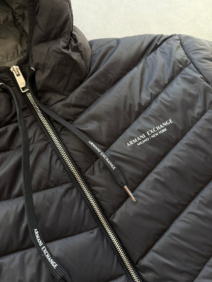 Armani Exchange Woven Down Jacket muška crna jakna (XL)