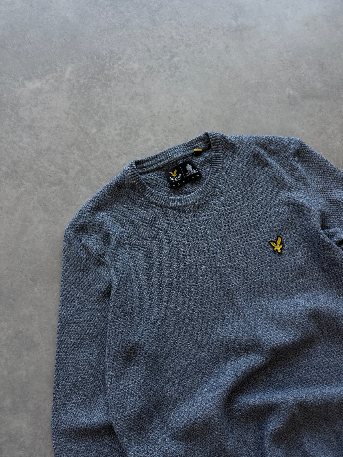 Lyle & Scott muški sivi džemper (S)