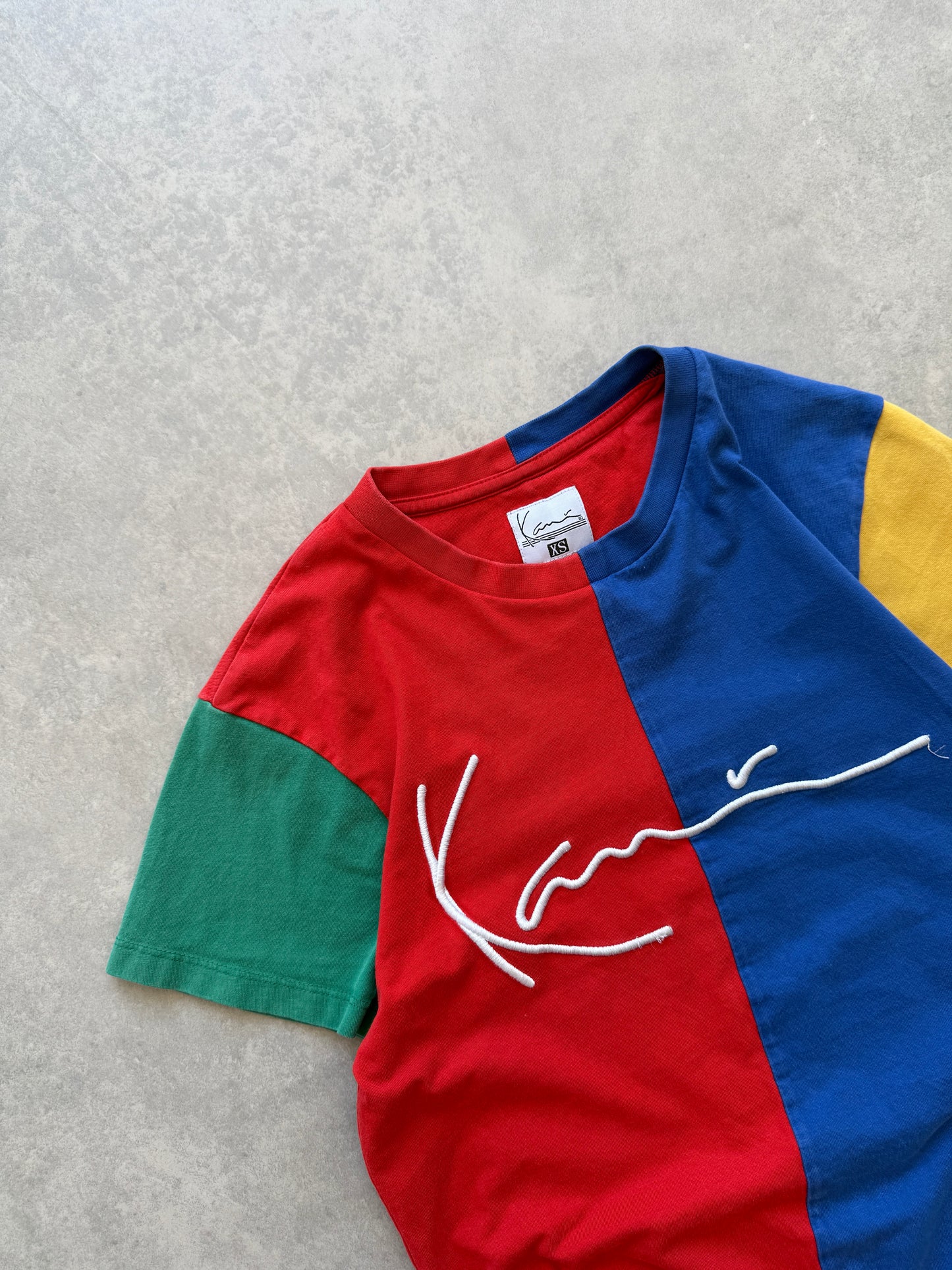 Karl Kani ženska color block majica (XS)