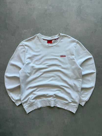 Hugo Boss  muška basic bijela dukserica (XL)