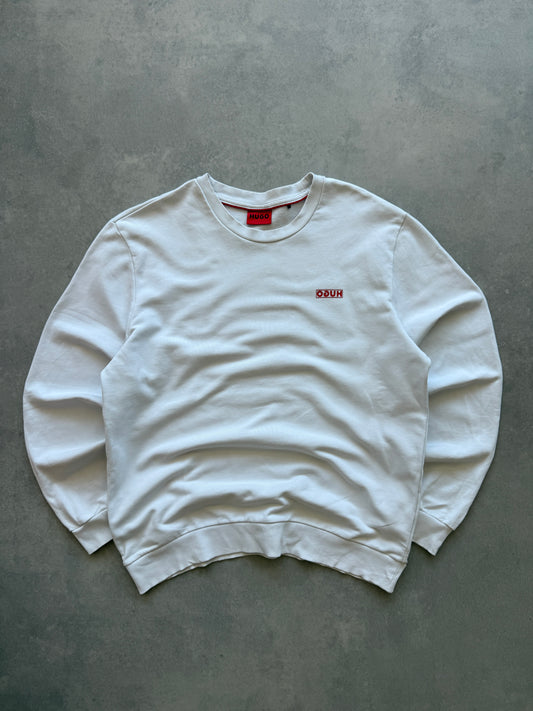 Hugo Boss  muška basic bijela dukserica (XL)