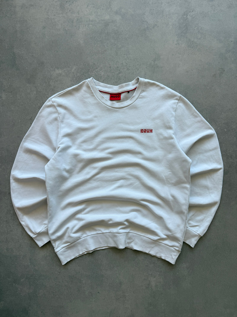 Hugo Boss  muška basic bijela dukserica (XL)