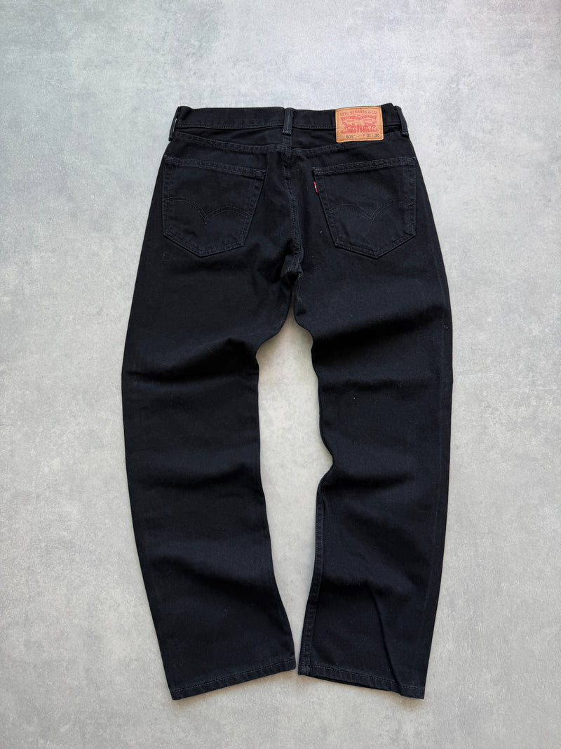 Levis 505 muške crne farmerke (31x30)