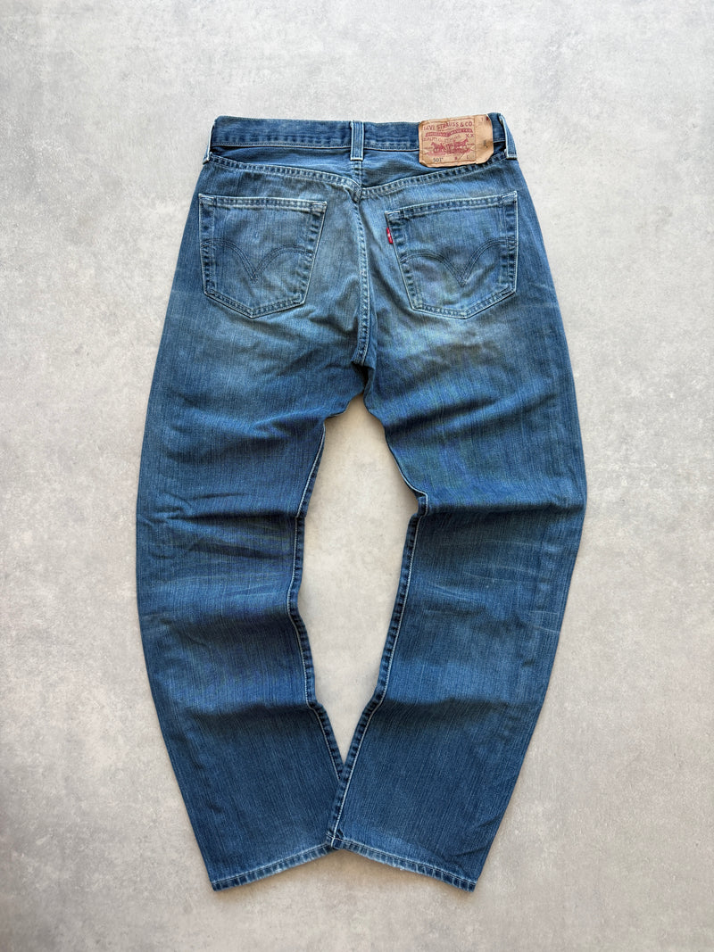 Levis 501 muške plave farmerke (32x32)
