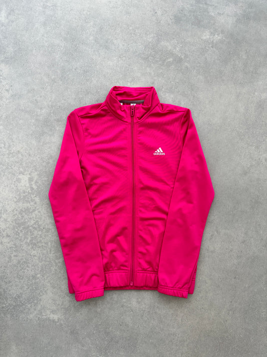 Adidas djecija roza basic dukserica (11-12)