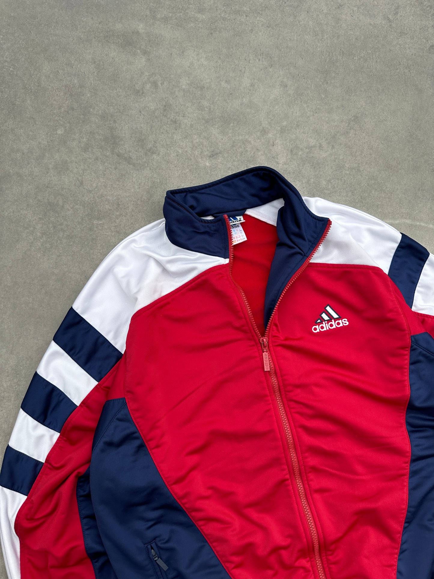 Adidas vintage muška zip up dukserica (L)