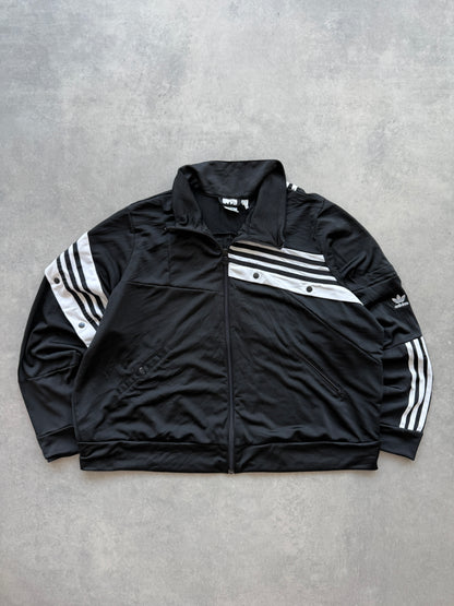 Adidas plus sized ženska crna dukserica (3XL)