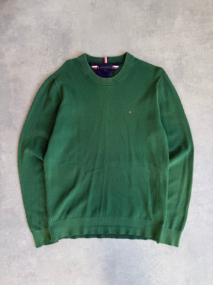 Tommy Hilfiger muški zeleni džemper (L)