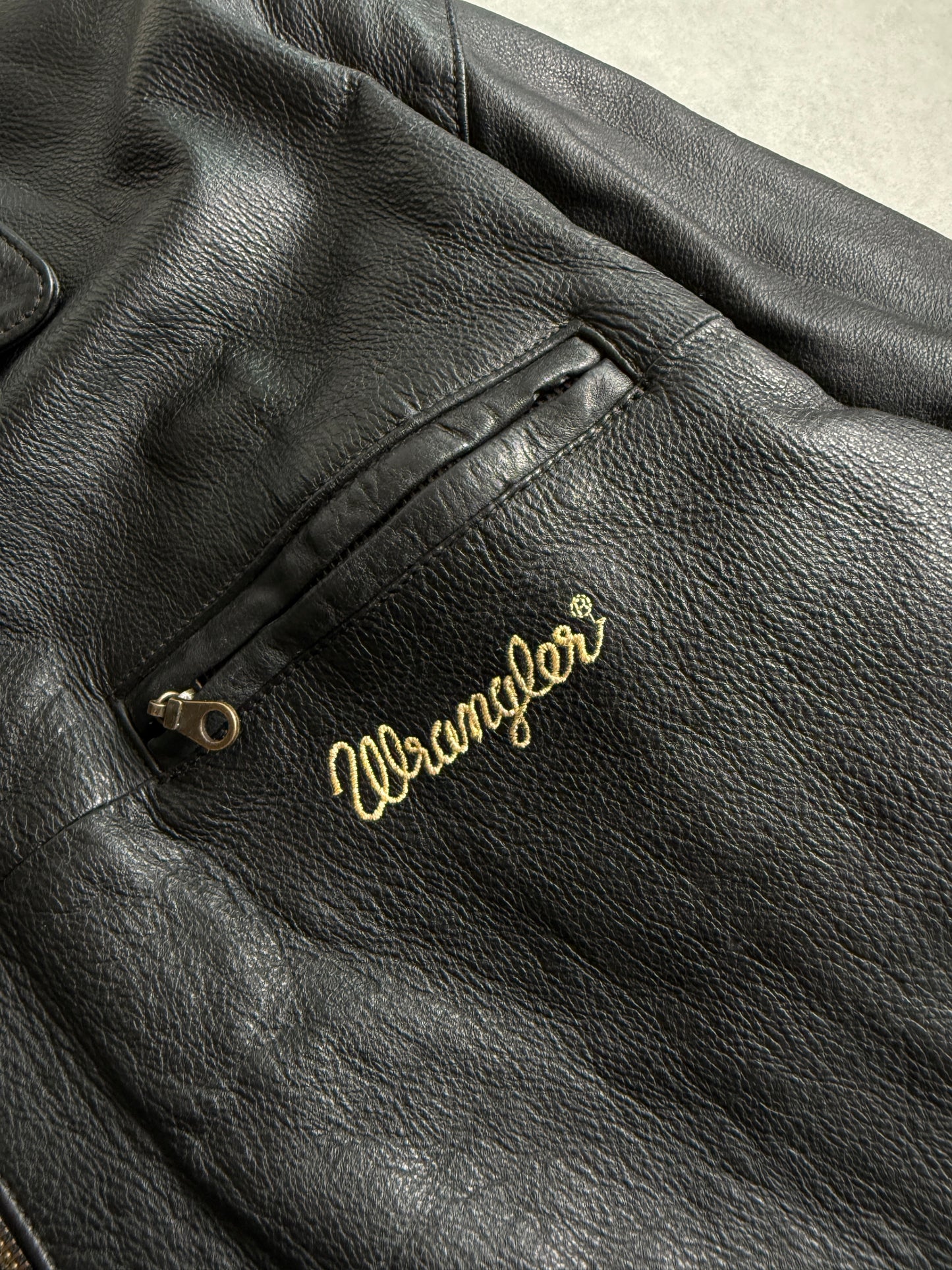 Wrangler vintage muška kožna jakna (L)