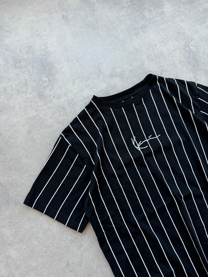 Karl Kani muška crna prugasta oversized majica (M)
