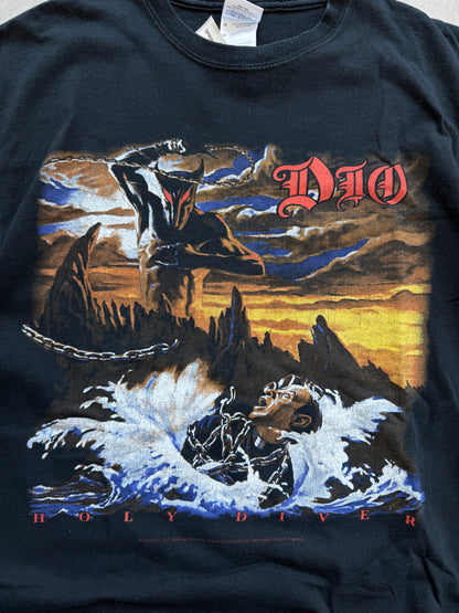 Dio muška retro crna majica (M)