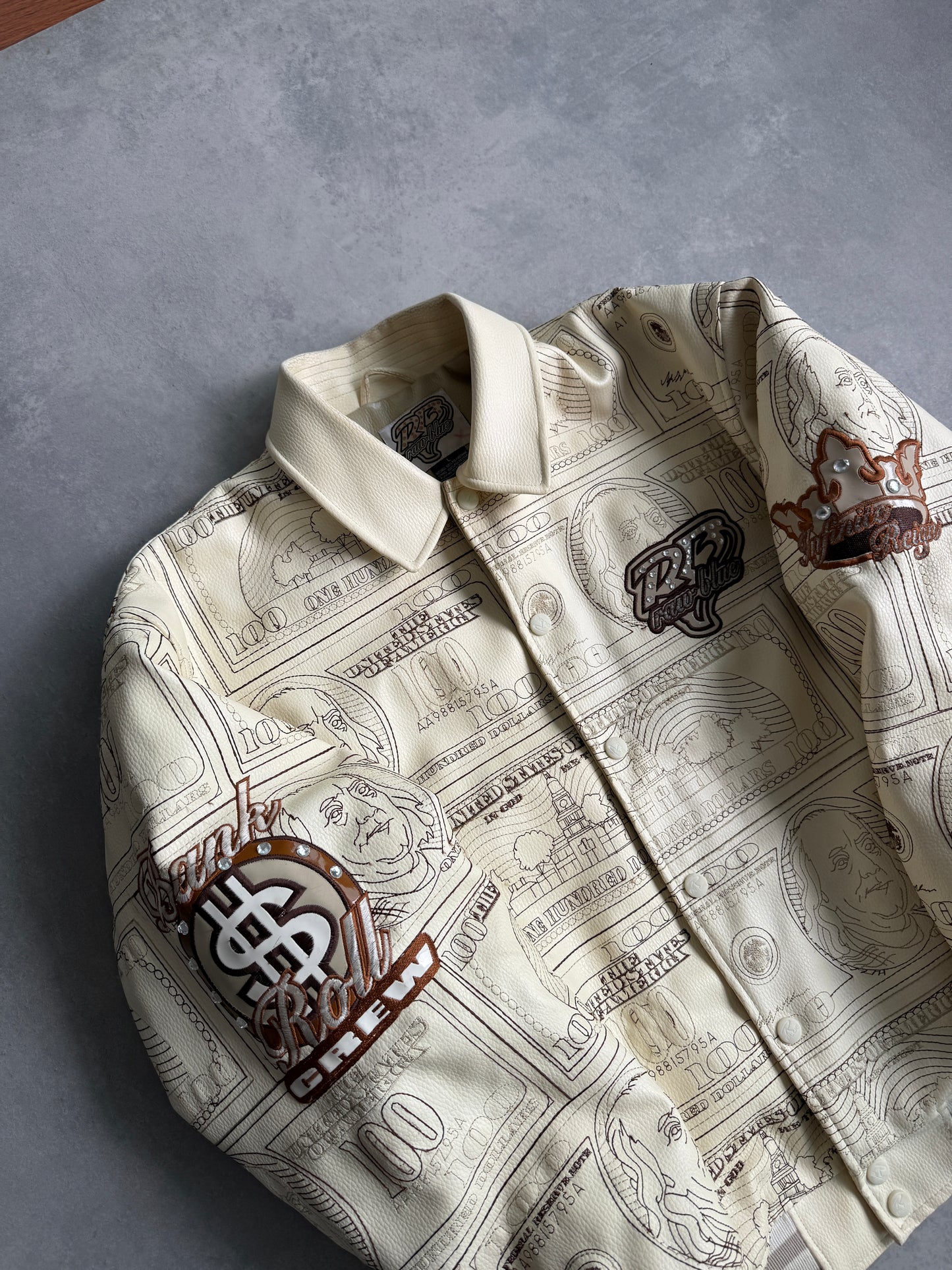 Raw Blue 2000s muška kožna jakna (L)